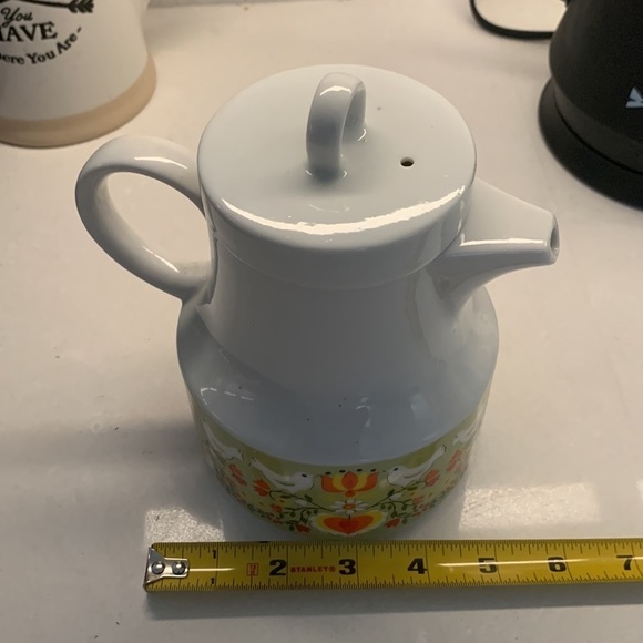 VINTAGE Bird Capistrano Japan 60s 70s Coffee Tea Pot - Picture 13 of 15